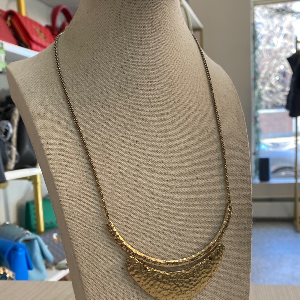 gold tone necklace
